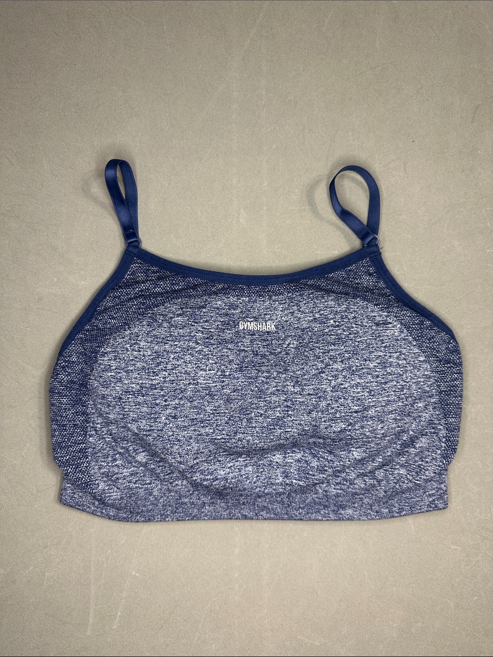 Gymshark Women’s Heather Navy Seamless Sports Bra L*